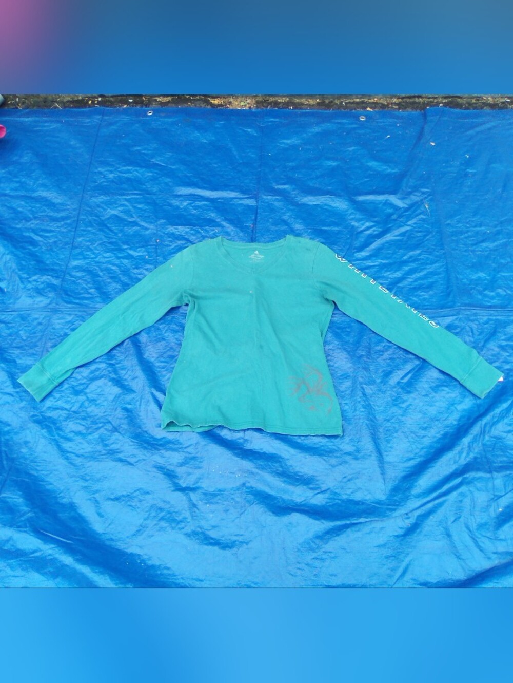 Legendary Whitetails Teal Long Sleeve Graphic Tee